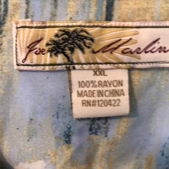 NWT Joe Marlin Hawaiian Men’s Shirt - Picture 3 of 7